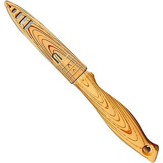 Wooden Cover Kitchen Knife Premium Chef's Knife with Elegant Wooden Handle and Protective Sheath (Rust Brown) Wooden Cover Kitchen Knife Premium Chef's Knife with Elegant Wooden Handle and Protective Sheath (Rust Brown)