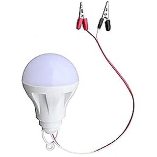 5W White DC Inverter Bulb with Clips Pack of 4 Energy-Efficient LED Lights (White) 5W White DC Inverter Bulb with Clips Pack of 4 Energy-Efficient LED Lights (White)