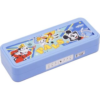 Mannat Puzzle Plastic Pencil Box With Puzzle game And NumberLock,Mickey Art Plastic Pencil Box(Set of 1,Green) Mannat Puzzle Plastic Pencil Box With Puzzle game And NumberLock,Mickey Art Plastic Pencil Box(Set of 1,Green)