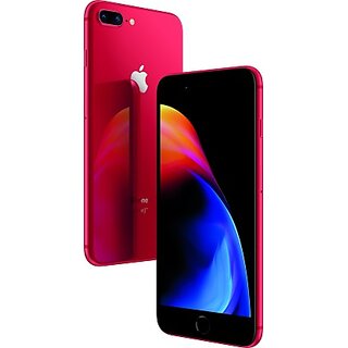                       (Refurbished) Apple iPhone 8 Plus (256 GB Storage, Red) - Superb Condition, Like New                                              