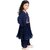 Kid Kupboard Cotton Girls Kurti and Plazzo Set, Dark Blue, Full-Sleeves, 6-7 Years KIDS-002