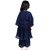 Kid Kupboard Cotton Girls Kurti and Plazzo Set, Dark Blue, Full-Sleeves, 6-7 Years KIDS-002