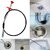 PRODUCTMINE Drain Pipe Cleaning Spring Stick, Hair Catching Drain Pipe Cleaning Wire, Sink Cleaning Stick Sewer Tool