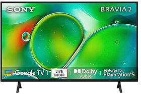 Sony BRAVIA 2 Series 108 cm (43 inches) 4K Ultra HD Smart LED Google TV K-43S25 (Black)