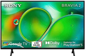 Sony BRAVIA 2 Series 108 cm (43 inches) 4K Ultra HD Smart LED Google TV K-43S20 (Black)