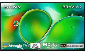 Sony BRAVIA 2 Series 126 cm (50 inches) 4K Ultra HD Smart LED Google TV K-50S20 (Black)