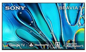 Sony BRAVIA 3 Series 139 cm (55 inches) 4K Ultra HD AI Smart LED Google TV K-55S30 (Black)