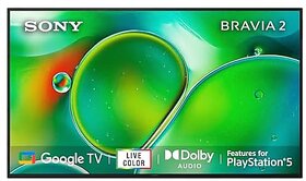 Sony 139 cm (55 inches) BRAVIA 2 4K Ultra HD Smart LED Google TV K-55S25 (Black)