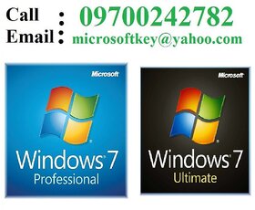 Windows 7 Professional / Ultimate License Key Instant Delivery with Lifetime Validity CALL 9700242782