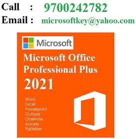 Office Professional Plus 2021 License Key Instant Delivery with Lifetime Validity. Call 9700242782