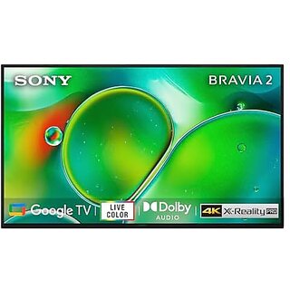 Sony BRAVIA 2 Series 126 cm (50 inches) 4K Ultra HD Smart LED Google TV K-50S20 (Black)