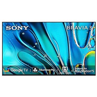 Sony BRAVIA 3 Series 139 cm (55 inches) 4K Ultra HD AI Smart LED Google TV K-55S30 (Black)