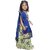 Kid Kupboard Cotton Baby Girls Ghagra, Choli and Dupatta Set, Multicolor, Sleeveless, 4-5 Years KIDS6638