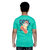 Kid Kupboard Cotton Boys T-Shirt, Green, Half-Sleeves, 8-9 Years KIDS6654