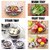 Aseenaa 10 Inch Stainless Steel Steamer Basket for Vegetable/Insert for Pots, Pans, Crock Pots  More (Set of 1)