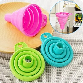 Kitchen Funnel Collapsible Funnels Funnels for Filling Bottles, Kitchen Funnel, Funnels for Kitchen Use Food Grade Silic