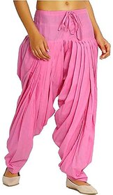 Patiala salwar waist 28-36(Pink)