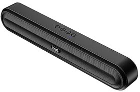 boAt Aavante Bar 490 Bluetooth Soundbar 10W RMS Signature Sound2.0 ChannelBTv5.1Dual Full-Range Drivers AUX TF Card USB Upto 7 Hrs PlaybackBuilt-in MicTWS Feature(Classic Black)