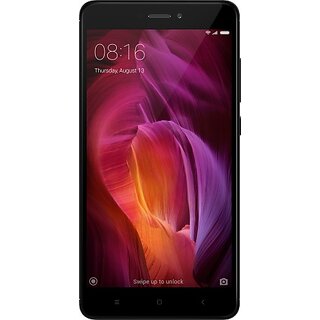                       (Refurbished) Redmi Note 4  (4 GB RAM, 64 GB Storage, Black) - Good Condition                                              