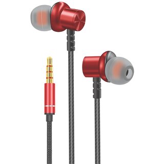                       SIGNATIZE Wired in-Ear Earphones with Mic, Ultra Deep Bass  Metal Sound Chamber                                              