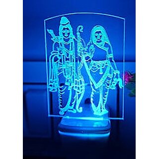 Ram Navami 3D Illusion Led Light Decoration, Jai Shree Ram Navmi Ram Ji Night Lamp Ram Navami 3D Illusion Led Light Decoration, Jai Shree Ram Navmi Ram Ji Night Lamp