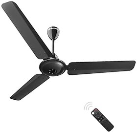 atomberg Efficio Alpha 1200mm BLDC Ceiling Fan with Remote Control | BEE 5 star Rated Energy Efficient Ceiling Fan | High Air Delivery with LED Indicators | 1+1 Year Warranty (Gloss Black)