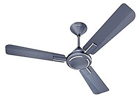 Havells 1200mm Ambrose ES Ceiling Fan|Premium Finish Decorative Fan Elegant Look High Air Delivery Energy Saving 100% Pure Copper Motor|2 Year Warranty by Brand|(Pack of 1 Nickel Saphire) 1 Star