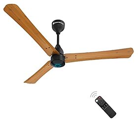 Atomberg Renesa Smart+ 1200mm BLDC Ceiling Fan with IoT & Remote | Energy Efficient Ceiling Fan | High Air Delivery with LED Indicators (Golden Oakwood)