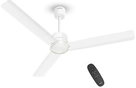 Havells 1200mm Ambrose Slim BLDC Ceiling Fan | Premium Finish Decorative Fan Remote Control High Air Delivery | 5 Star Rated Upto 60% Energy Saving | 2+1* Year Warranty | (Pack of 1 Elegant White)