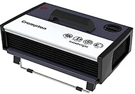 Crompton Insta Delight Fan Circulator Room Heater with 3 Heat Settings (Slate Grey & Black 2000 Watt)