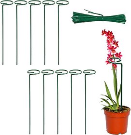 46 cm Iron Garden Stake (Pack of 2) - Durable Plant Support and Landscape Stabilizer for Flowers, Vegetables,