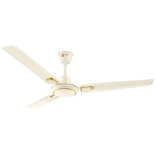 Orient Electric 1200 mm Pacific Air | Decorative ceiling fan | Powerful airflow| BEE Star Rated | 2-year warranty | Ivory Gold pack of 1