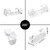 (Pack of 15) Cable Clips Desk Organizer Self-Adhesive Multipurpose Drop Wire Plastic Hook & Loop Cable Tie