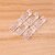 (Pack of 15) Cable Clips Desk Organizer Self-Adhesive Multipurpose Drop Wire Plastic Hook & Loop Cable Tie