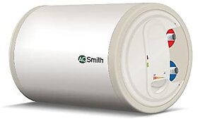 AO Smith HAS-X1-015-RHS Storage 15 Litre Horizontal Water Heater (Geyser)Rust-proof outer Body|Compact Size|Fits under false ceilings|Suitable- High-rise Buildings|8 Bar High Pressure rating