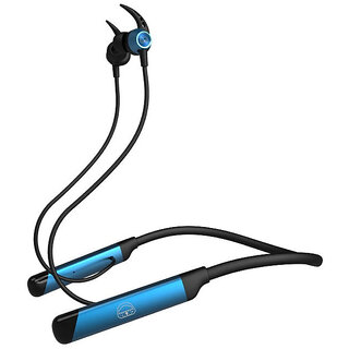 EKKO Unplug N04 Neckband: Premium ENC, 40ms Latency, Max Bass, Twin Connect, Siri & Google Assistant (Blue)