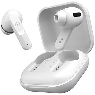                       EKKO Earbeats T04 TWS: ENC Call Noise Cancellation, 50H Playtime, 10MM Driver, Twin Connect, Type-C Fast Charging, Siri & Google Assistant (White)                                              