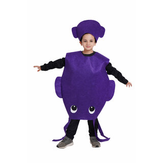 Kaku Fancy Dresses Squid Cutout for kids, Water Animal Costume For Boys Girls (Freesize/Only Cutout with Cap) Kaku Fancy Dresses Squid Cutout for kids, Water Animal Costume For Boys Girls (Freesize/Only Cutout with Cap)