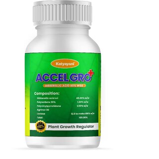Katyayani Accel Gro Plus Gibberellic Acid 40 WSG Plant Growth Regulator Katyayani Accel Gro Plus Gibberellic Acid 40 WSG Plant Growth Regulator