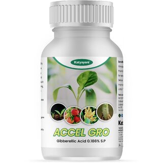 Katyayani Accel gro Gibberellic Acid 0.186 S.P Plant Growth Regulator Katyayani Accel gro Gibberellic Acid 0.186 S.P Plant Growth Regulator