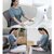 Curble Chair Wider for Posture Correction - Ergonomic Black Seat Cushion for Back Support and Improved Sitting Position