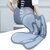 Curble Chair Wider for Posture Correction - Ergonomic Blue Seat Cushion for Back Support and Correct Sitting Position