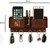 Shree Ganesh Wall Mount Mobile and Keyword Holder for All Smartphones - Compatible with iPhone, Vivo, Oppo, Redmi, Xiaomi (Brown)