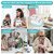 Digimate Mini Thermal Printer Inkless Bluetooth Pocket Printer for Prints Picture List Memo Receipt Tags Barcode Labels