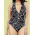 Bold & Bae Fashion Deep-Neck Monokini In Black