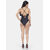 Bold & Bae Fashion Bodysuit With Back Knot In Black
