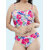 Bold & Bae Fashion Beachwear Scoop Neck Bikini Set In Vibrant Print