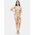 Bold & Bae Fashion Triangle Bikini Top & Bottom In Blue