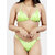 Bold & Bae Fashion Triangle Bikini Top & Bottom In Green