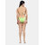 Bold & Bae Fashion Triangle Bikini Top & Bottom In Green